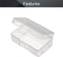 Fielect 5Pcs 9V Battery Storage Case - Transparent Organizer for 9V Battery Multipurpose Holder