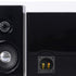 Speaker Box Terminal Cup, 3.1” Round Push Spring Loaded Jacks, Double Binding Post Terminal Plates, 6 Pack