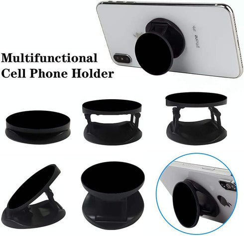 Multi-Function Cell Phone Stand, Colorful Marble Expanding Grip for Smartphones and Tablets (4 Pack)