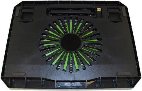 New USB Laptop Notebook Cooling Cooler Pad with 1 Large Fan for Apple MacBook Pro, Notebooks