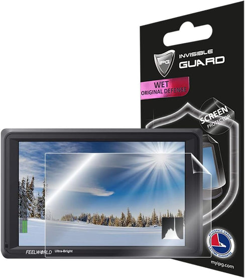 IPG Screen Protector for FEELWORLD FW279S 7 Inch DSLR Camera Field Monitor, Ultra HD Clear Anti Scratch Film