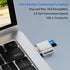 Mepsies 17/16/15, Micro SD Card Reader, USB C SD Card Reader, Type C TF Memory Card Reader with USB C to USB Adapter