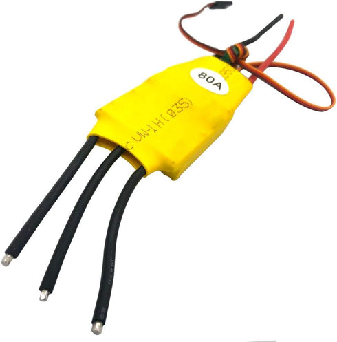 Nuofan 80A 2-6S Lipo Brushless ESC Speed Controller for RC Airplane Drone