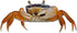 Milk Mug Designs Patriot Crab 3 inch Static Cling