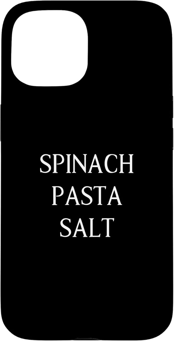 spinach pasta salt Case for iPhone 15