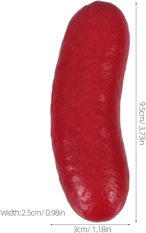 10Pcs CLISPEED Hot Dog Toy - Fake Sausage Props, Realistic Food Models for Photography, Party Table Decor, Kitchen Home