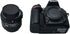 Rear Lens Back Cap and Front Cover Cap Set for Nikon DSLR Cameras (A)