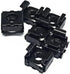 Monoprice M6 16mm (50 Sets) 12/24 x Server Rack Mount Cage Nuts, Screws and Washers Zinc Plated, Black, for Cabinet