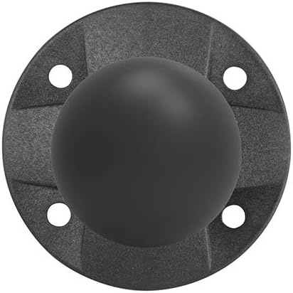 ARKON Mounts Circular 38mm Ball to 4-Hole AMPS Adapter - Permanent Mount for Flat Surfaces