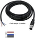 5 Pin M12 Sensor Connector Straight Aviation Cable Male to Male Waterproof Electrical Cable for Automation