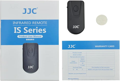 JJC Wireless Infrared Shutter Release Remote for Pentax K-70 K-30 K-5 II K-5 IIs K-3 II K-1 II K-S2 K-S1 645D 645Z