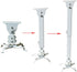 VideoSecu 26.7" 44 lbs (20 PJ2W 1CA Swivel Tilt Universal Projector Ceiling Mount Bracket Fits Flat and Vaulted Ceiling