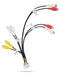RCA Harness Cable Connector Adapter for Stereo Radio, Fits Alpine ILXW650 Models, Replace E2703004590