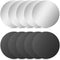 Bewudy 10 Pcs Adhesive Thin Metal Plates (Compatible with Magnetic Mounts), Replacement Set,