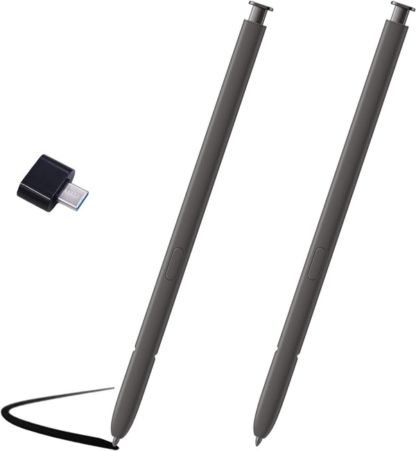 2 Pack Galaxy S24 Ultra S Pen Replacement for Samsung Galaxy S24 Ultra 5G Stylus Pen Without Bluetooth (Dark Gray)