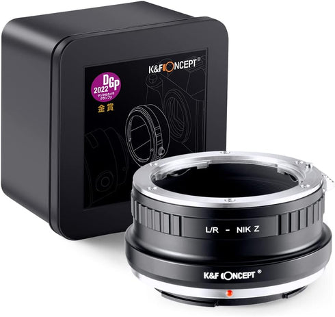 K&F Concept Lens Mount Adapter L/R-NIK Z Manual Focus for Leica R Lens to Nikon Z Mount Camera Body