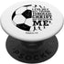 Cute Christian Soccer Gifts for Teen Girls Women, Religious Verse PopSockets Standard PopGrip