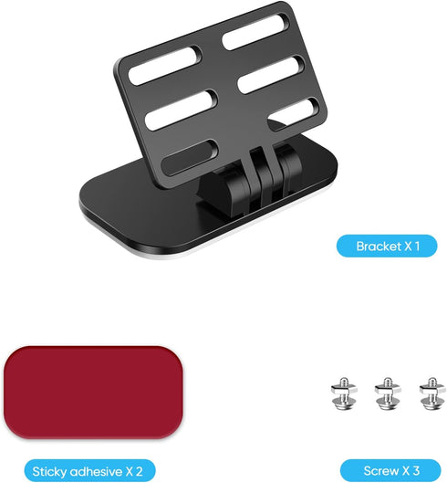Rear Camera Mount, Dash Cam Rear Window Holder, Rearview Camera Bracket for SUV, Truck, RV, Auto