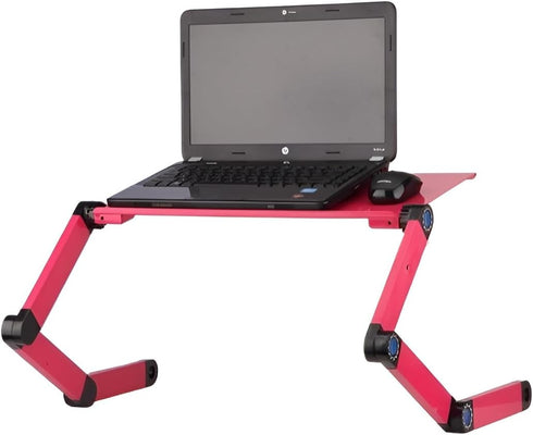 Adjustable Laptop Computer Lap Desk Portable Multifunctional Cooling Ergonomic Vented Table TV