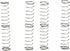 Keyboard Switches Springs 45g, 22mm Keyboard Spring for Custom MX Style Switches, 110PCS/Pack Replacement