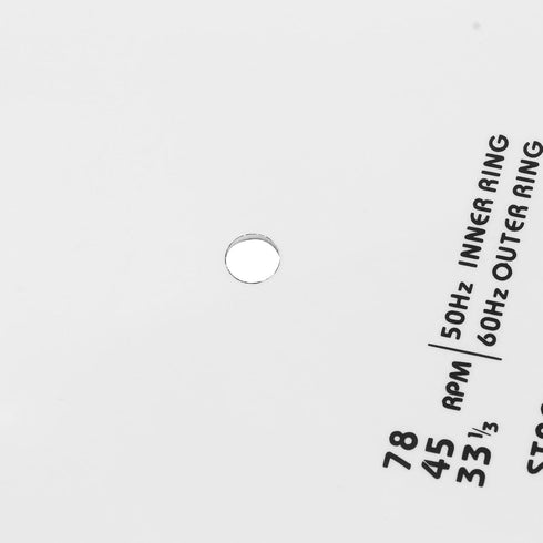 LP Turntable Strobe Disc, Calibration Disc Mat for Rotational Speed Detection of Record Players