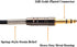 Tisino 1/4 to RCA Cable, Quarter inch TRS to RCA Audio Cable 6.35mm Stereo Jack to Dual RCA Insert Cable