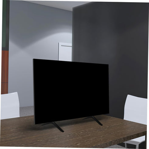 ABOOFAN 32-65 Inch TV Stand Base No-Drill Tabletop Mount for TVs Stand Sturdy Black Metal Design for Living Room