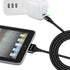 AGVEE 3ft USB-C to 30 Pin Cable (2 Pack) for iPhone 4/4S, iPad 1/2/3, iPod - Braided Metal Shell, Black Charging Cord.