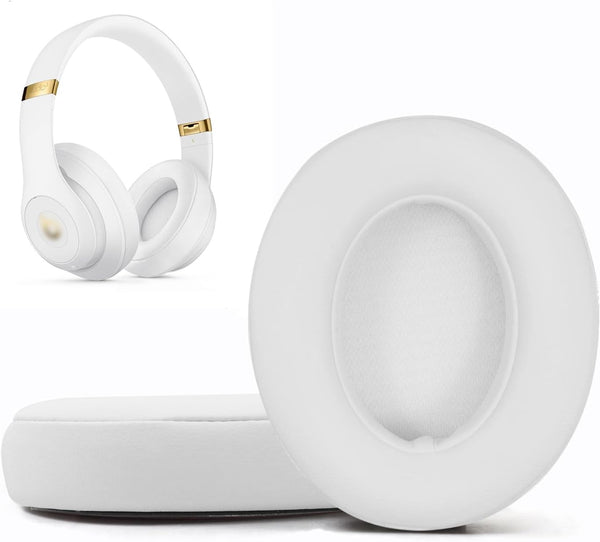 Beats Studio 3.0/2.0 Replacement Ear Pads Cushions, Soft Leather & High-Density Memory Foam for Noise Cancelling