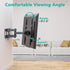 WALI Full Motion TV Wall Mount for 32-70 inch Flat Curved TV, Swivel Extension Tilting Bracket