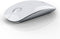 Bluetooth Wireless Mouse - Slim Dual Mode Computer Mice with Quiet Click, 1600 DPI, Low Power, Portable for MacBook,