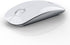 Bluetooth Wireless Mouse - Slim Dual Mode Computer Mice with Quiet Click, 1600 DPI, Low Power, Portable for MacBook,