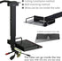 Universal Ceiling Mount with Tray, Adjustable 11.4-22 inches, No Hole Installation, Aluminum Alloy, for Projector/Camera
