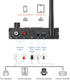 Bluetooth 5.3 Receiver Adapter for Home Stereo, Supports Optical RCA AUX 3.5mm for Wired Speakers and Music Streaming