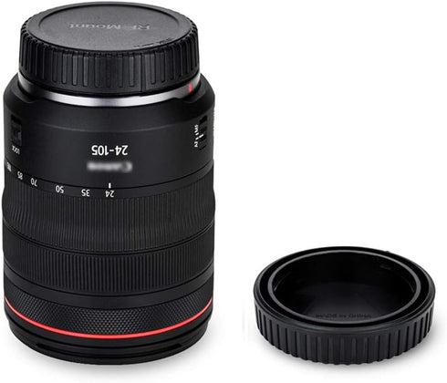 Rear Lens Cap & Body Cap Cover for Canon RF Mount Mirrorless Camera EOS R100 R50 R10 R8 R7 R6 Mark II R5C R5 R3 R RP -