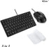 MCSaite Wired Mini Keyboard and Mouse Combo - USB 60% Keyboard with Keyboard Cover for Windows, PC, Laptop