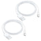2 Pack iPhone 15 Carplay USB Cable for iPhone 15, 15 Pro Max, Fast Charging Cord