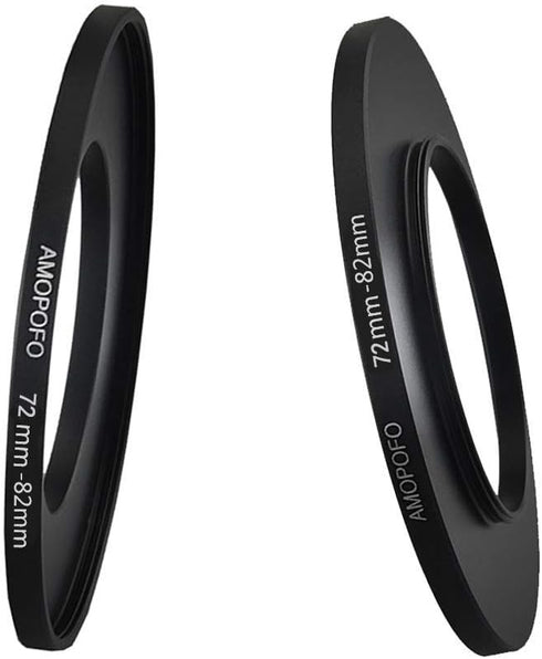 72mm to 82mm Camera Filters Ring Compatible with 72mm Camera Lenses or 82mm UV CPL Filter Accessory