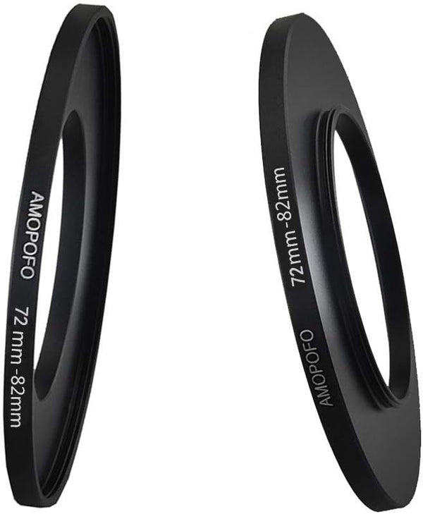 72mm to 82mm Camera Filters Ring Compatible with 72mm Camera Lenses or 82mm UV CPL Filter Accessory