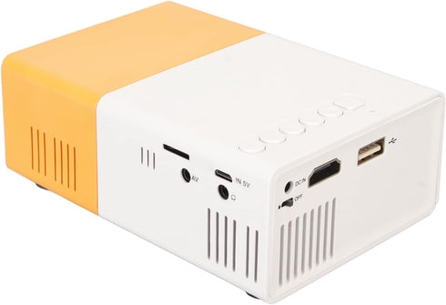 Mini Projector, 1080P Supported Video Projector, Portable Outdoor Projector, Home Theater Movie Projector for Laptop,