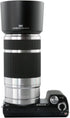 JJC Camera Lens Hood for SONY E 55-210mm f/4.5-6.3 OSS E-Mount Lens - Replaces Sony ALC-SH115
