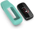 FitTurn Clip for Fitbit Luxe, Soft Silicone Strap Replacement Accessories for Luxe Clip Case (Black, Pink, Teal)