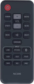 NC306 NC306UH Replacement Remote Control for Sanyo Audio Soundbar Speaker System DVD Recorder