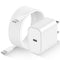20W USB C Fast Charger Block & 10 Ft Type C to C Cable (60W) for iPhone 15 Pro Max, iPad, MacBook, Samsung.