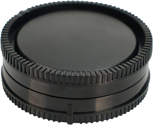 NIYI 2Sets Camera Body Cap and Rear Lens Cap Kit for Sony ENEX Mount Cameras and Lenses
