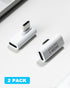 Duttek USB C Right Angle Adapter 40G, 90 Degree Adapter PD 140W with 8K Video Support for Laptop, Tablet, Phones