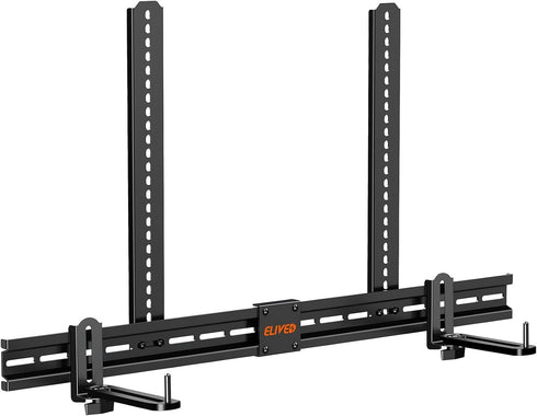 ELIVED Soundbar Mount Under TV, Sound Bar TV Mounting Bracket with 6.5" Holders