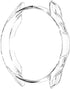 Compatible Samsung Galaxy Watch 3 Case 41MM 45MM, Soft Plated TPU Scratch-Resistant Protector Cover (Black, Clear)