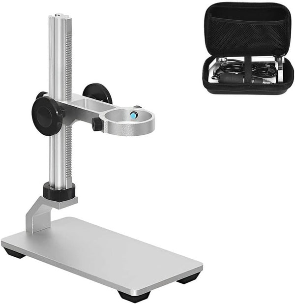 Ninyoon Universal Microscope Stand Pro, Stable Aluminum Alloy Base Holder for Max Diameter 1.4" USB Digital Microscope