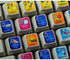Steinberg CUBASE/NUENDO Keyboard Stickers for Desktop, Laptop, or Notebook Keyboard Label Set